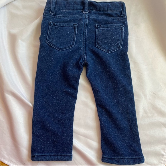 Cat & Jack Skinny Style Sparkle Jeans, size 18M - Picture 5 of 5